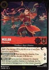 Mulan - Elite Archer - 224/204 - Legendary - Cold Foil